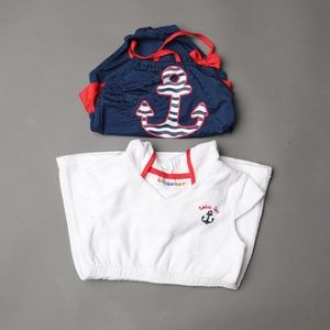 Swimsuit and Terry Coverup set size 4T